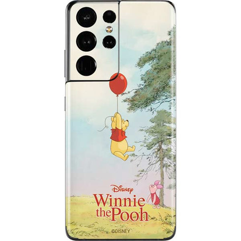 Disney Winnie the Pooh Red Ballon Galaxy S21 Ultra 5G Skin